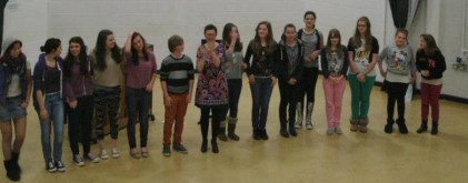 Miss Mott's Mob concert at Okehampton College 