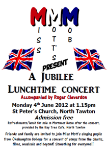 Jubilee concert poster